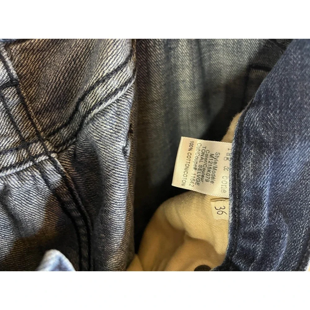 Rag & Bone Selvedge Jeans Fit 3 Slim Straight Leg 36 X 29